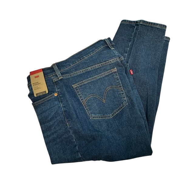 Levi's Classic Wedgie Blue Denim Jeans NWT 20W - Picture 4 of 6